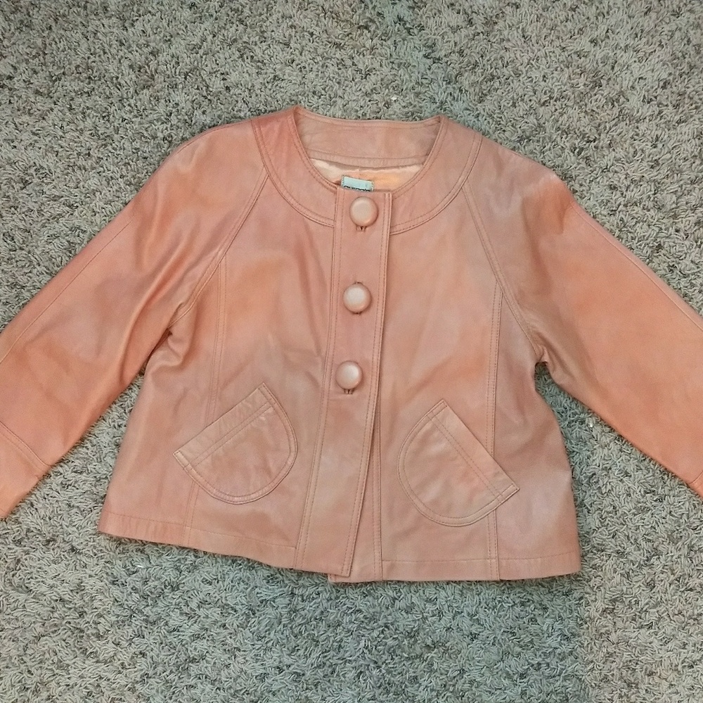 Chico's Leather Jacket - Picture 7 of 8